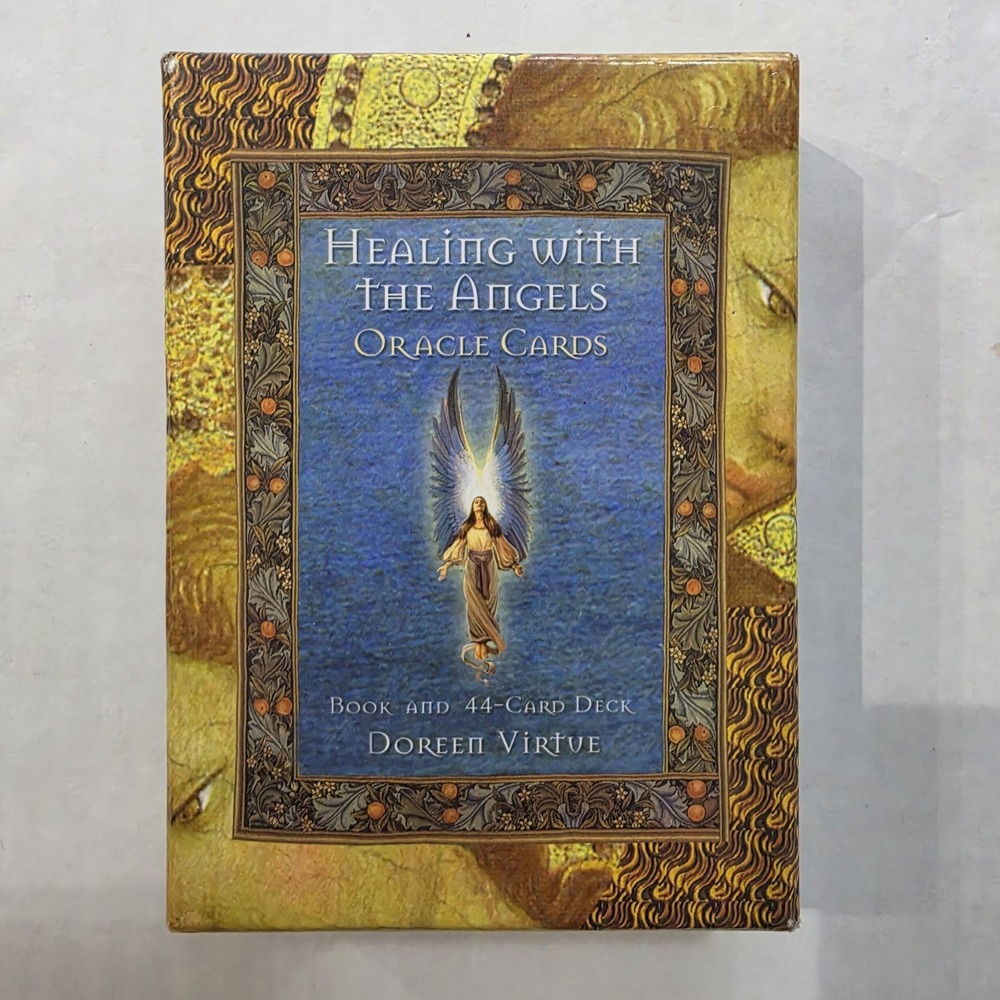 Healing with the Angels Oracle Deck by Doreen Virtue 44 Cards & Guidebook Tarot